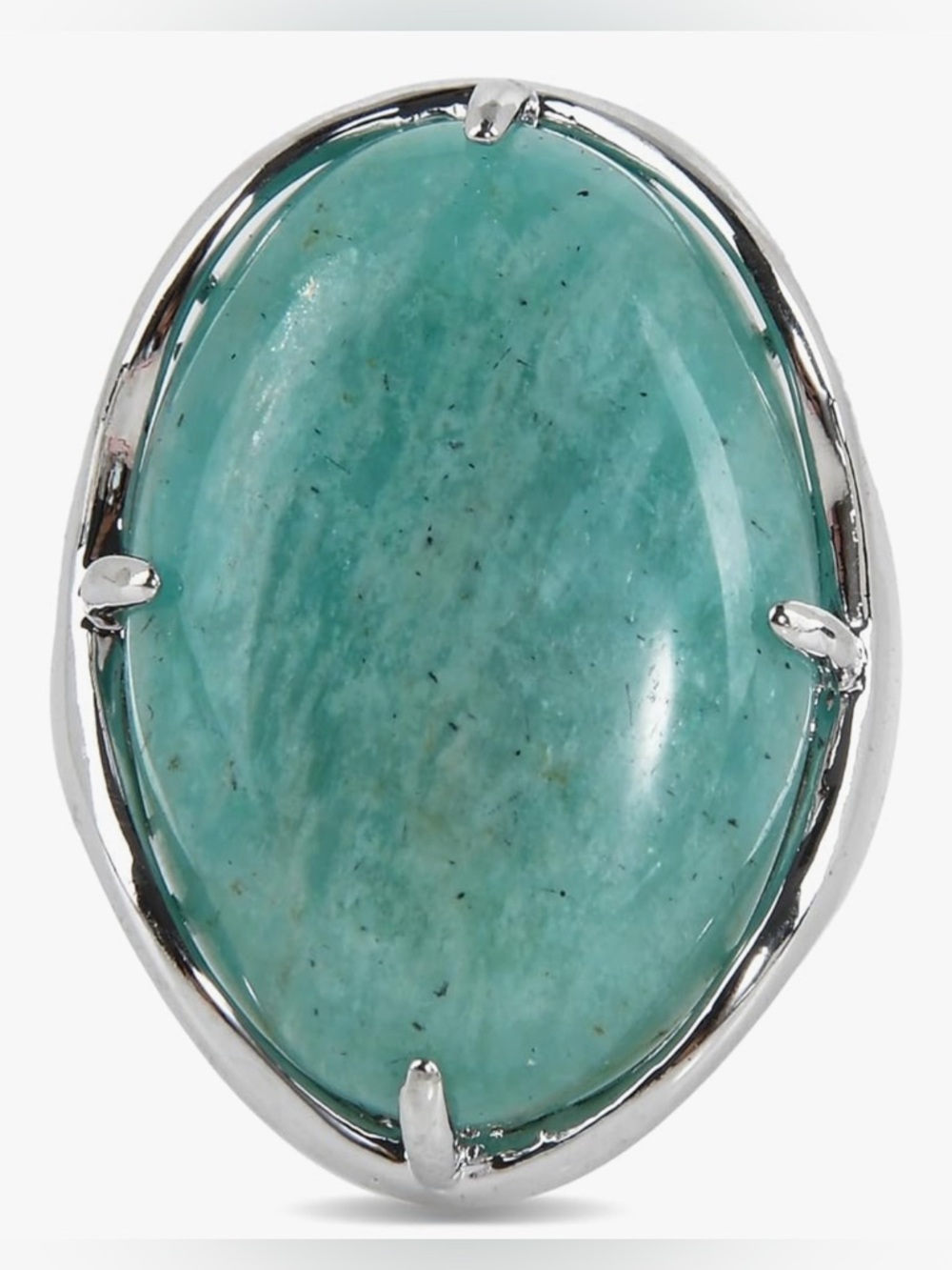Cute Nordstrom Real Aqua Stone Large Adjustable Ring